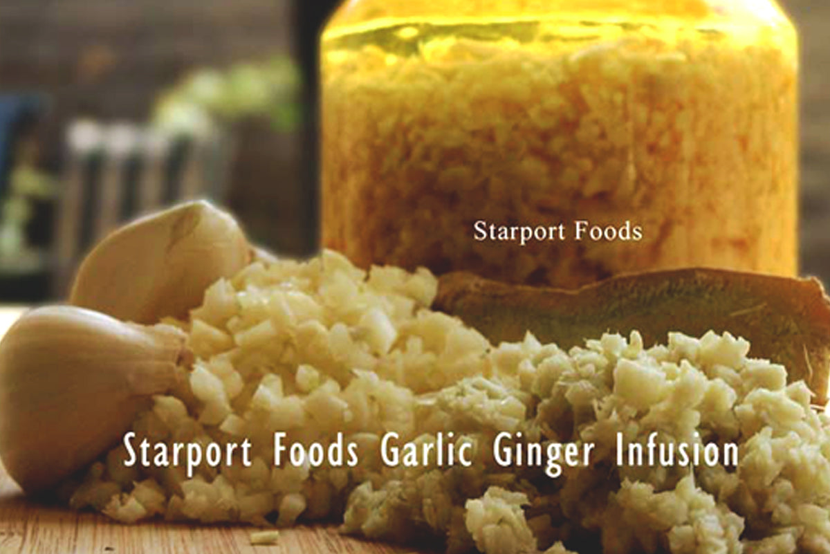 Garlic and Ginger Infusion Recipe – Starportgourmet