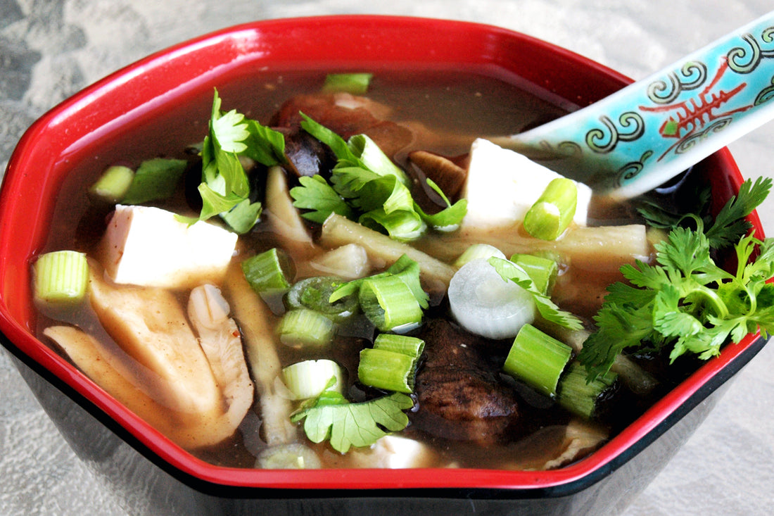 Vegetarian Hot and Sour Soup Recipe