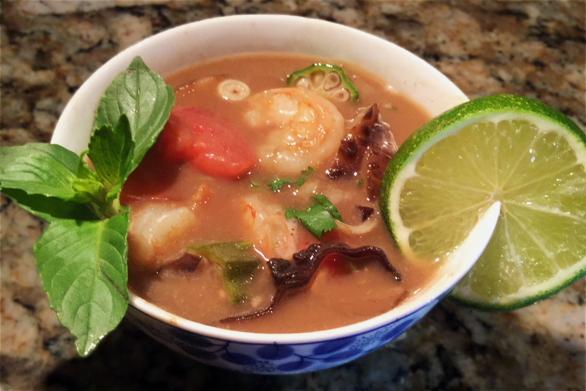 Thai Tom Yum Goong Soup Recipe