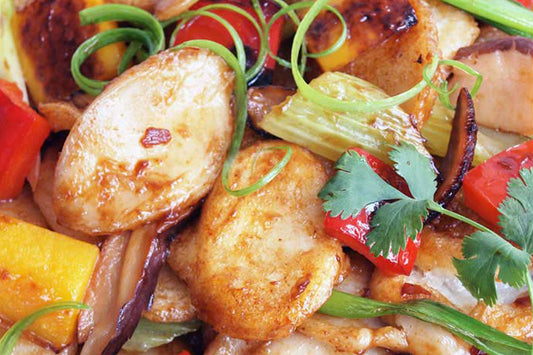 Korean Vegetarian Rice Ovalettes Recipe