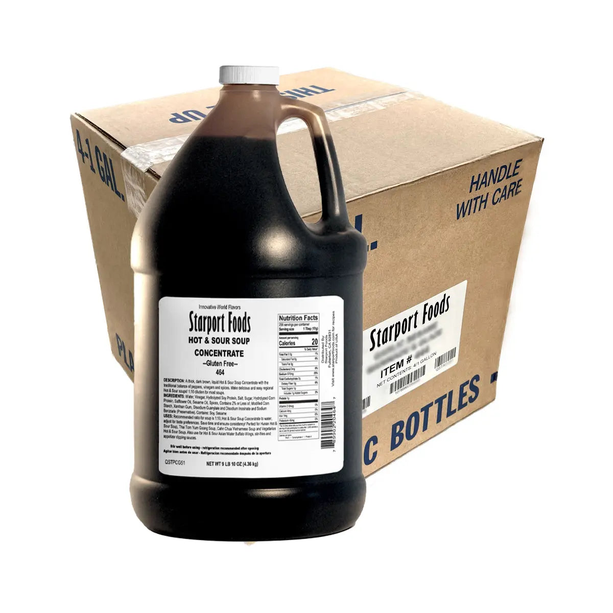 Starport Foods - Hot & Sour Soup Concentrate, 4/1gal case (GF)