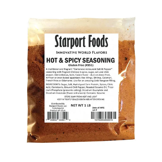 Starport Foods - Hot & Spicy Seasoning 2 x 1 LB (GF)