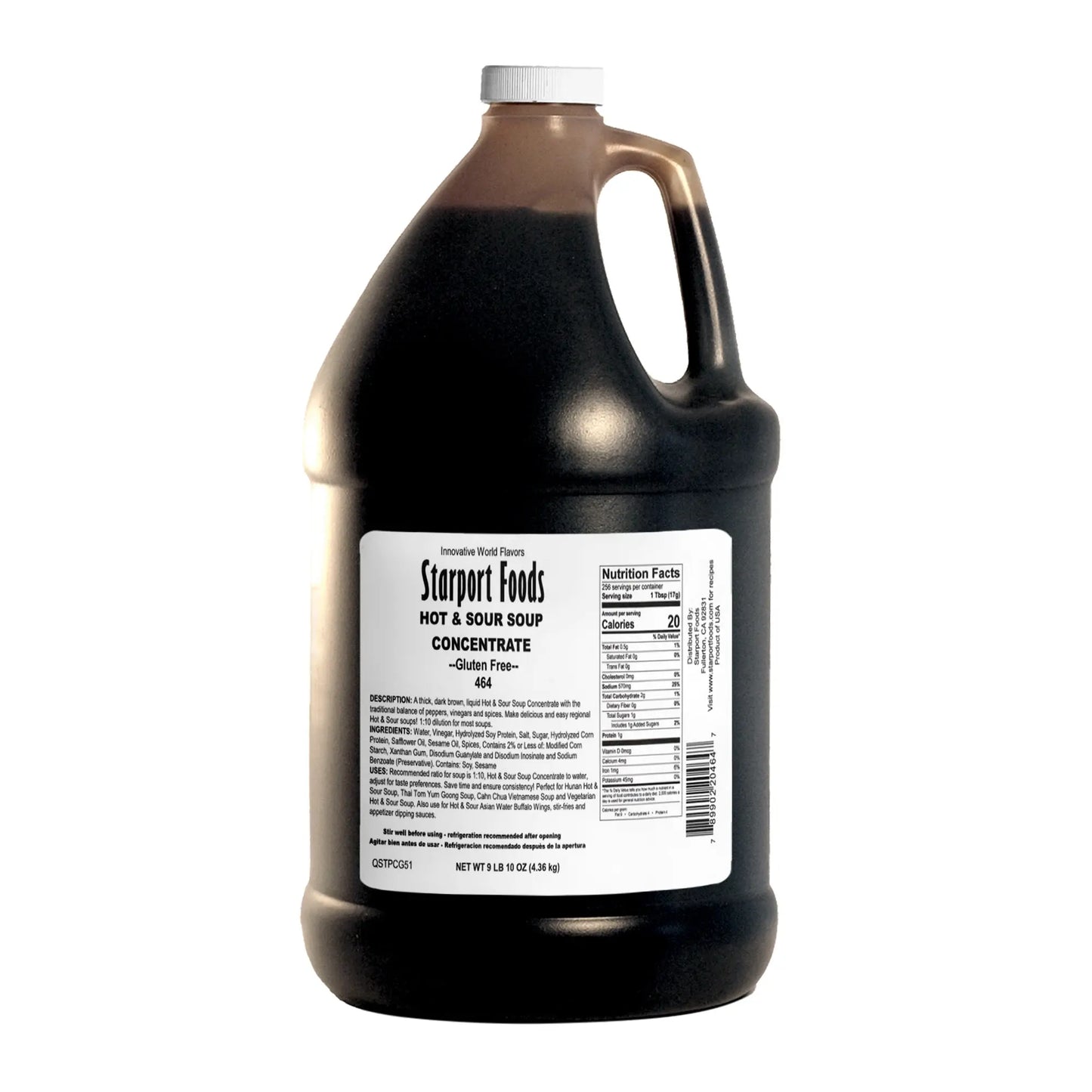 Starport Foods - Hot and Sour Soup Concentrate, 1 gallon (GF)