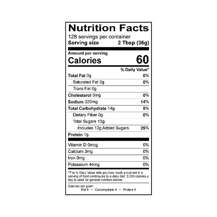 Starport Foods - Spicy Orange Sauce , 1 gallon (GF)